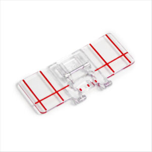 Pied pour point satin avec guides intégrés