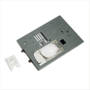 Pied ultra glisse anti-adhérent et plaque aiguille anti-adhérente pour les modèles 9mm