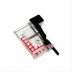 Pied transparent ¼ de pouce pour plaque aiguille pour points droits (OM)