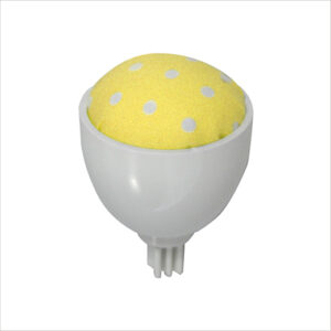 Coussin à épingles – jaune