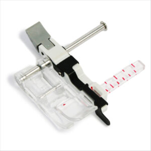 Pied avec guide de couture ajustable intégré pour modèles 9mm