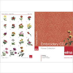 Collection de motifs de broderie “Fleurs”