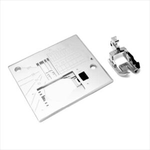 Pied transport supérieur ¼ de pouce et plaque aiguille – système I.A.F